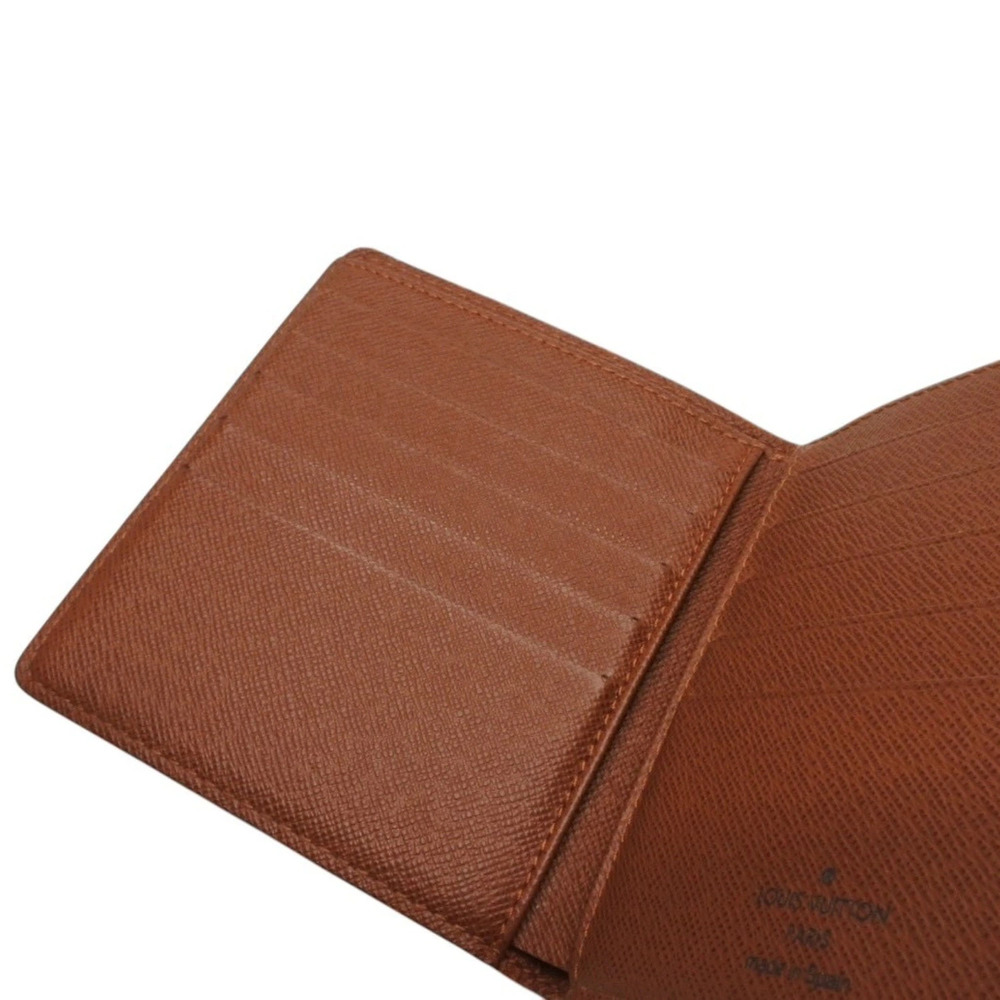 LOUIS VUITTON Portefeuille Cartes Credit Monogram Bi fold Wallet Brown - Picture 7 of 12